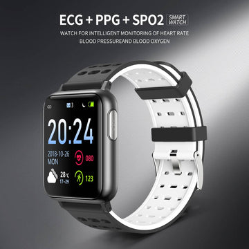 Findtime Smart Watch for Men Women ECG Heart Rate Blood Pressure Monitoring Step Counter